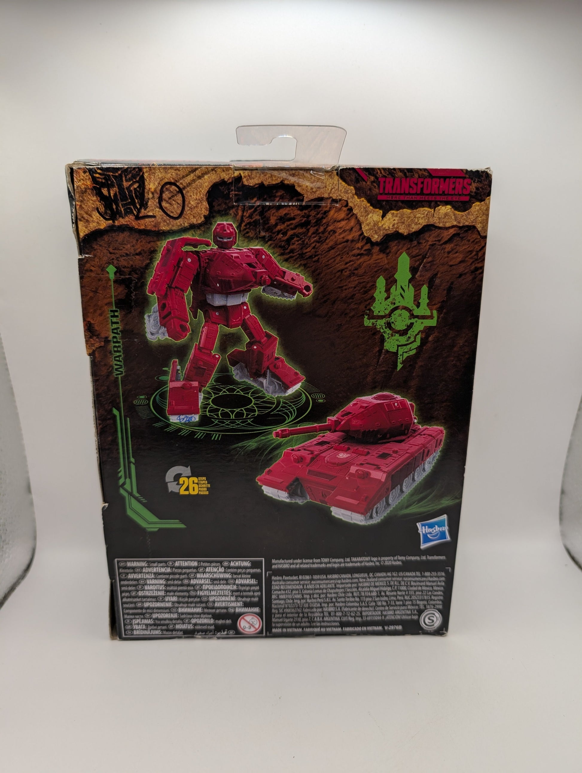 Transformers Generations WFC Kingdom Deluxe WFC-K6 Warpath Action Figure Toy FRENLY BRICKS - Open 7 Days