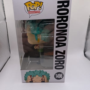 RORONOA ZORO (Nothing Happened) #1496 Funko POP! One Piece Hot Topic Exclusive FRENLY BRICKS - Open 7 Days