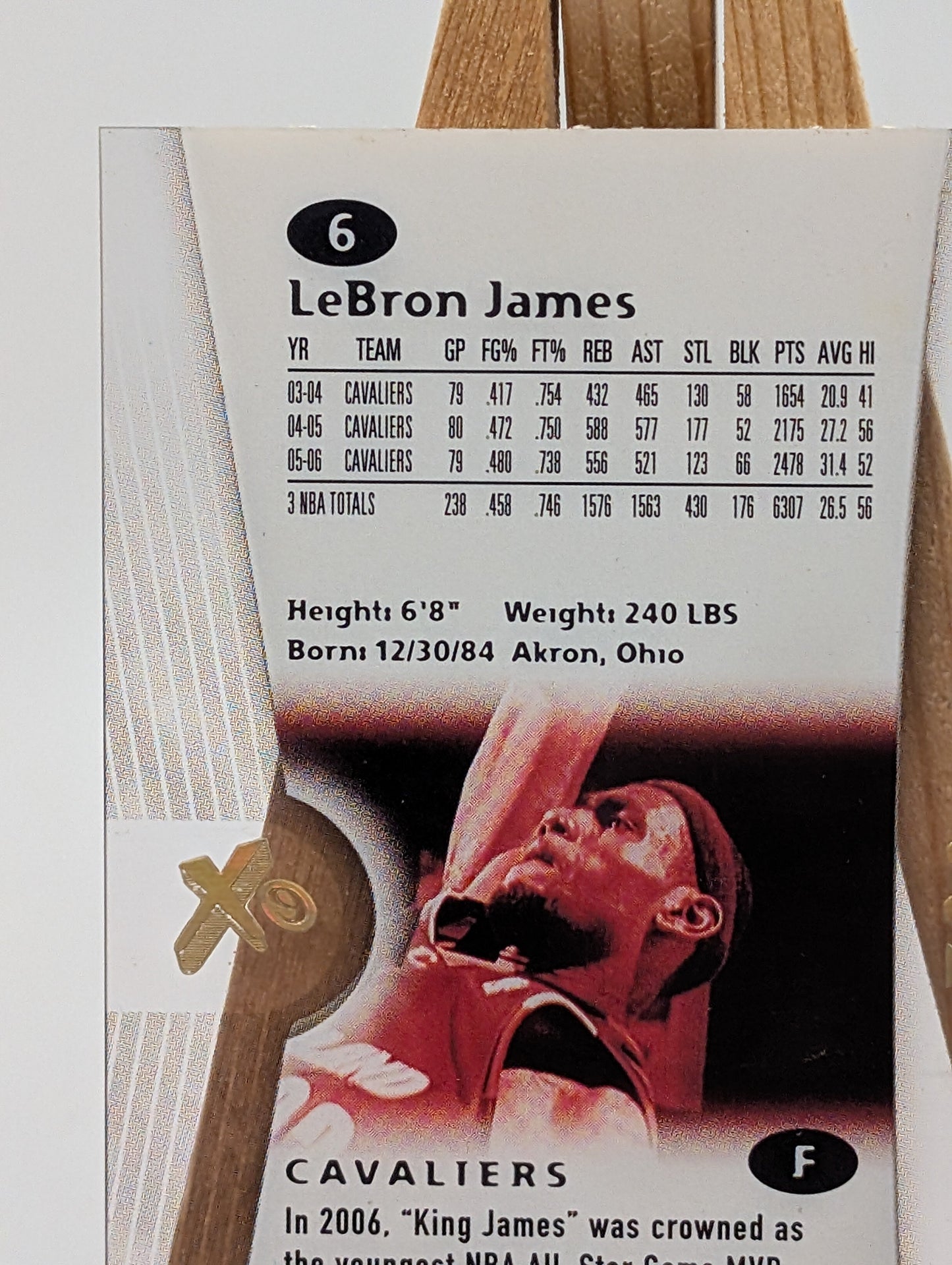 2006-07 Fleer EX #6 LeBron James FRENLY BRICKS - Open 7 Days