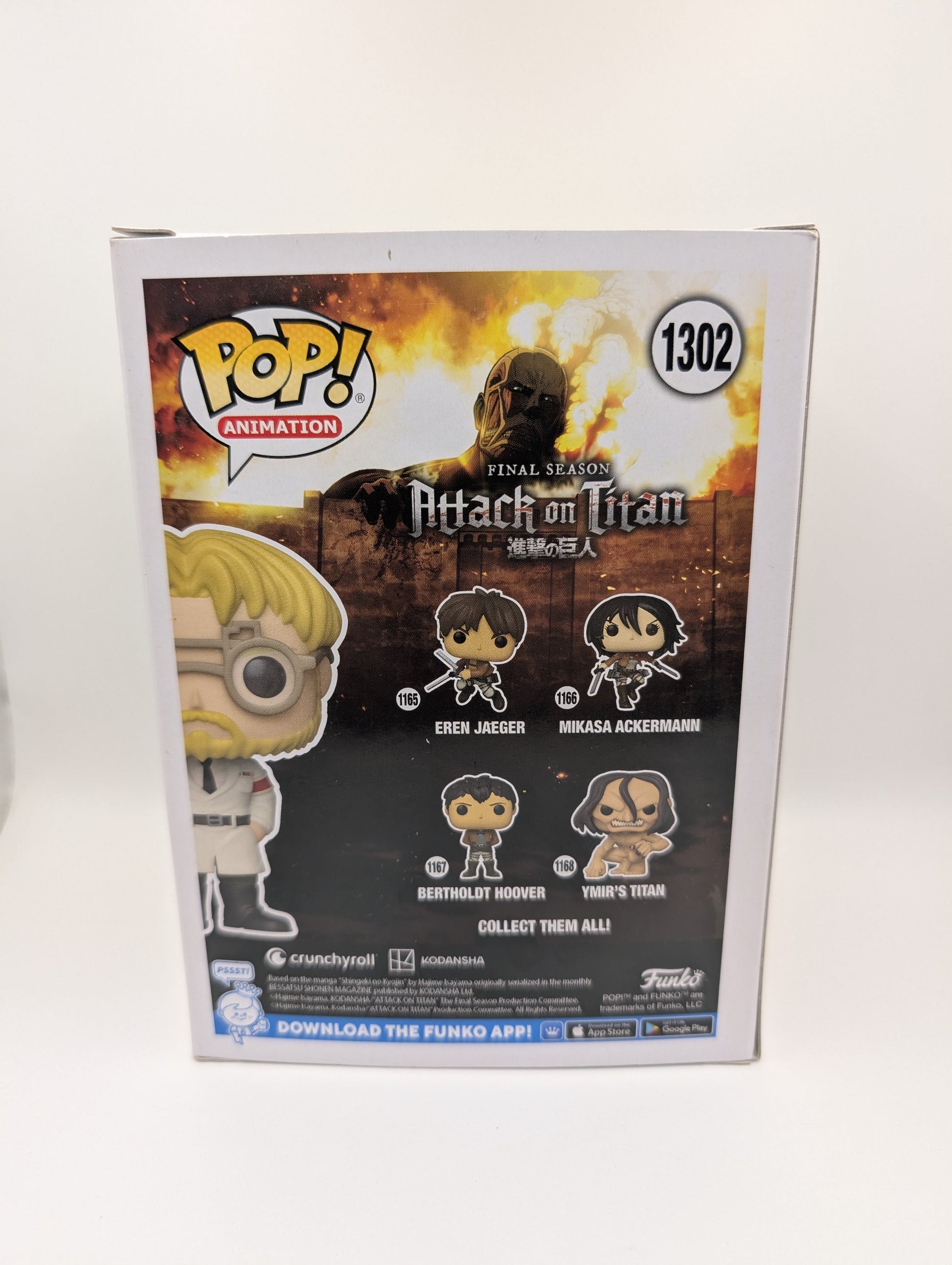 Animation Funko Pop - Zeke Jaeger - Attack on Titan - No. 1302 FRENLY BRICKS - Open 7 Days