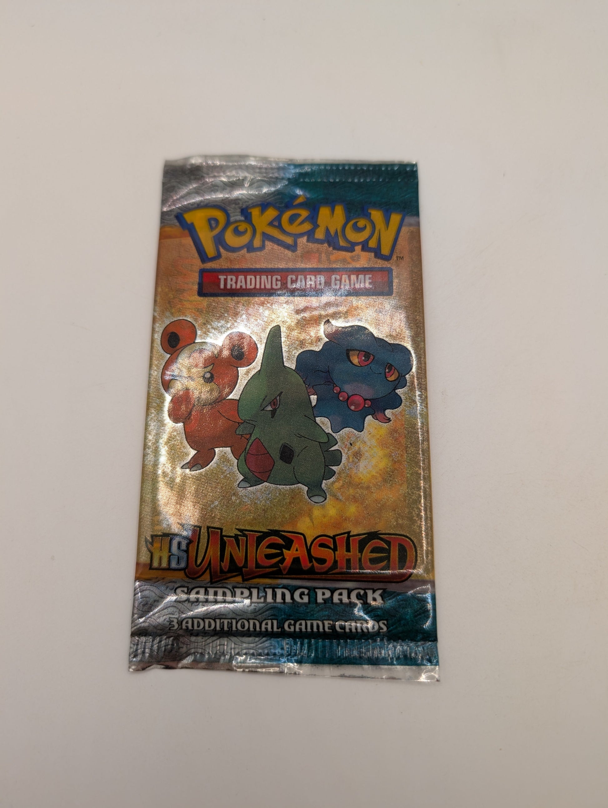 Pokemon HS Unleashed 3 Card Booster Sampling Pack SEALED FRENLY BRICKS - Open 7 Days