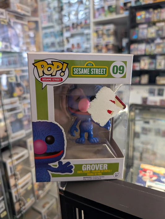 Funko PoP! Sesame Street Grover #09 FRENLY BRICKS - Open 7 Days