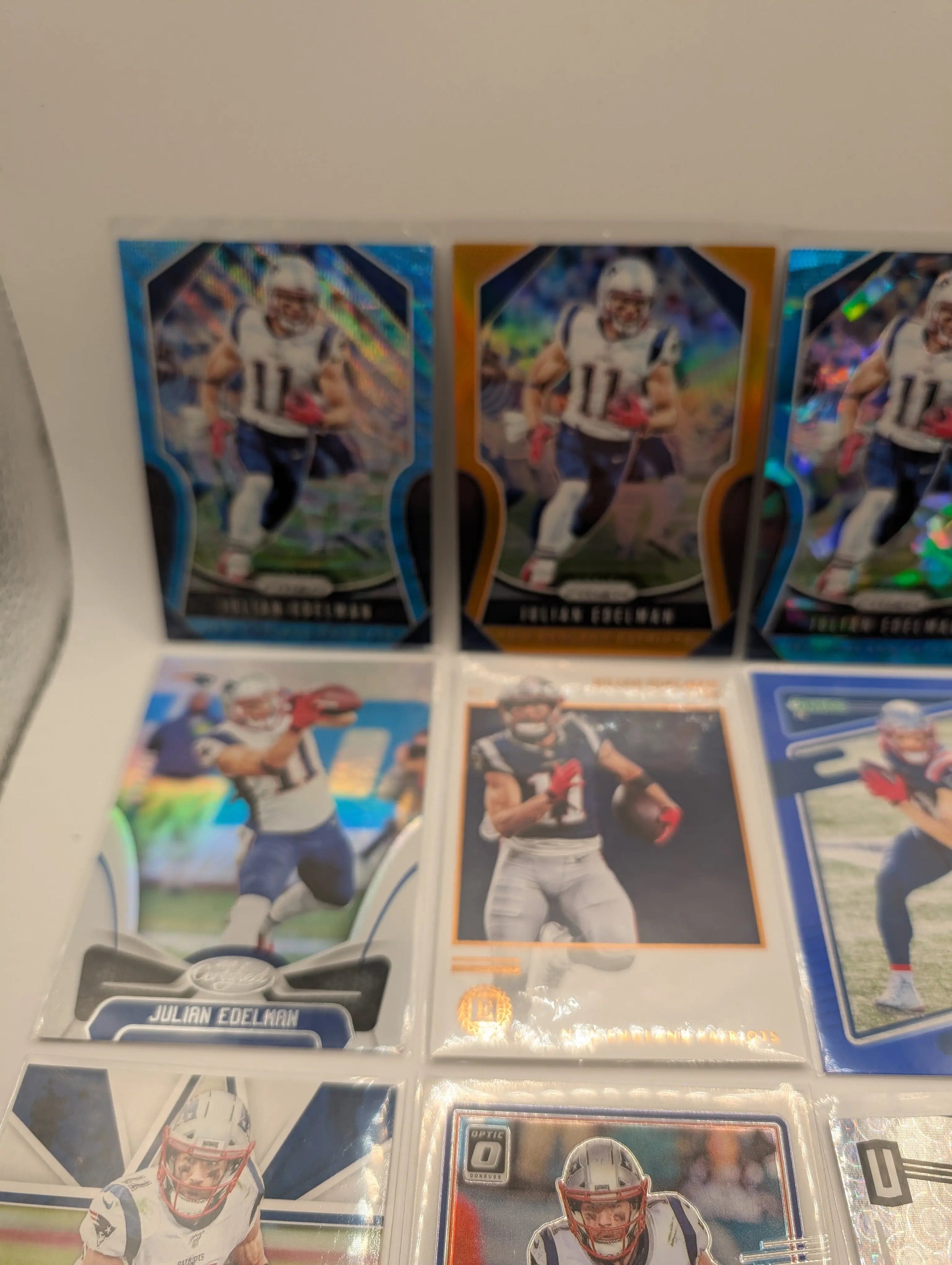 NFL Patriots Lot Bundle, Numbered, 12 Card Lot Gridiron FRENLY BRICKS - Open 7 Days