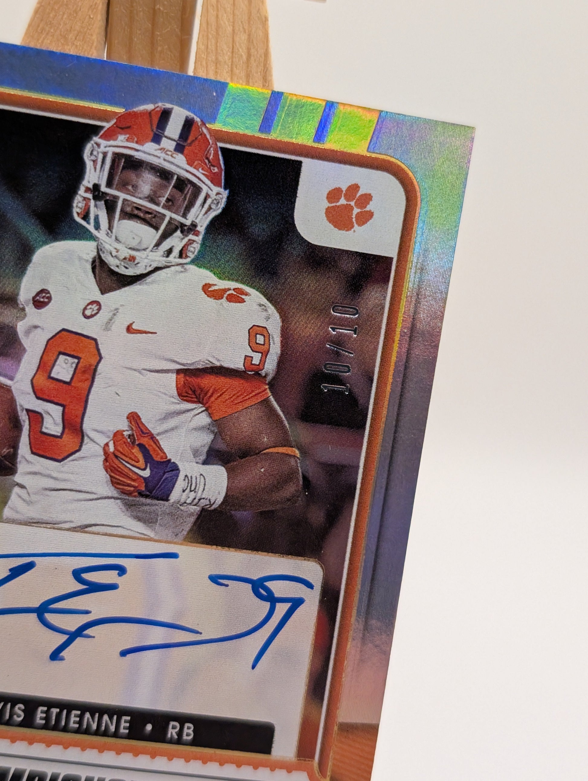 2021 Panini Contenders TRAVIS ETIENNE RC  Auto 10/10 On card Rookie College FRENLY BRICKS - Open 7 Days