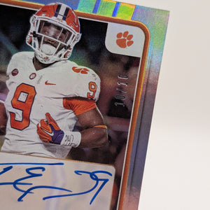 2021 Panini Contenders TRAVIS ETIENNE RC  Auto 10/10 On card Rookie College FRENLY BRICKS - Open 7 Days