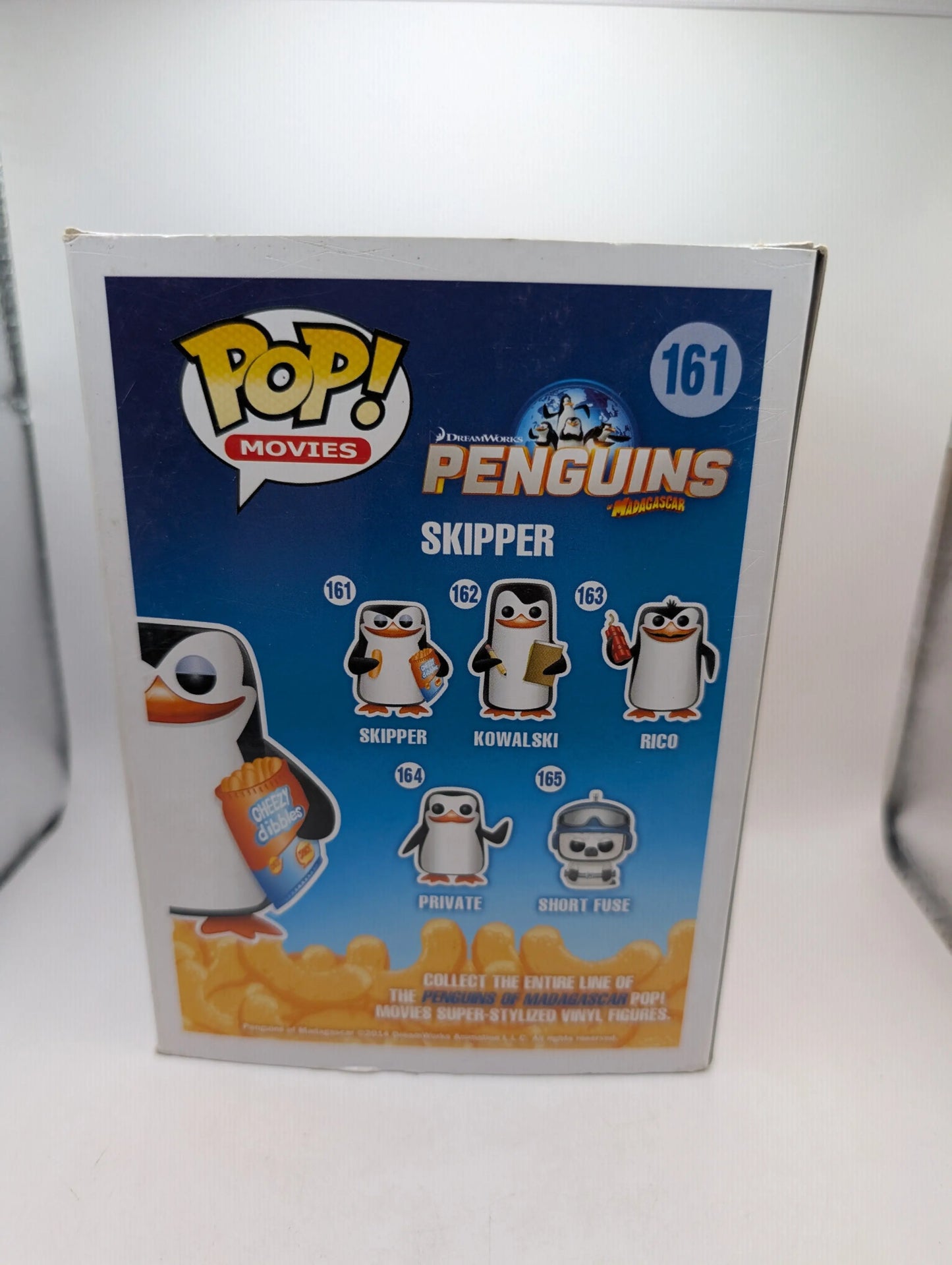 Skipper Pop 161 - Penguins of Madagascar Funko Pop! -2015 Vaulted FRENLY BRICKS - Open 7 Days