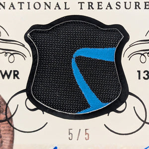 2014 National Treasures Kelvin Benjamin Rookie Patch Auto 5/5 Gloves NFL FRENLY BRICKS - Open 7 Days