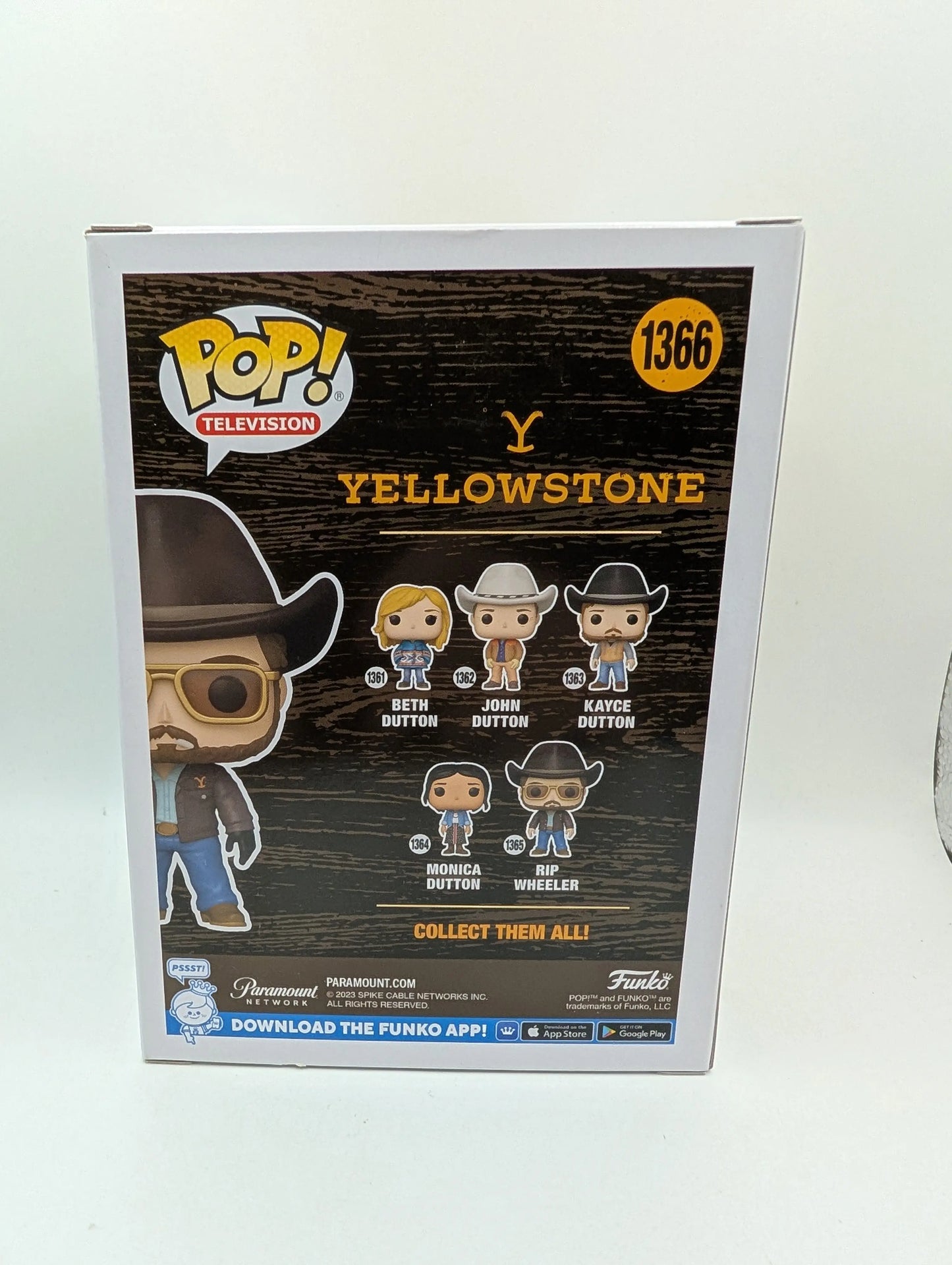 Funko Pop! Vinyl: Yellowstone - Rip Wheeler - Funko (Exclusive) #1366 FRENLY BRICKS - Open 7 Days