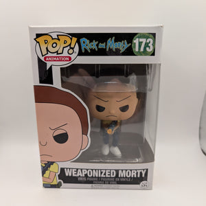 FUNKO POP VINYL - ANIMATION - RICK AND MORTY - WEAPONIZED MORTY - #173