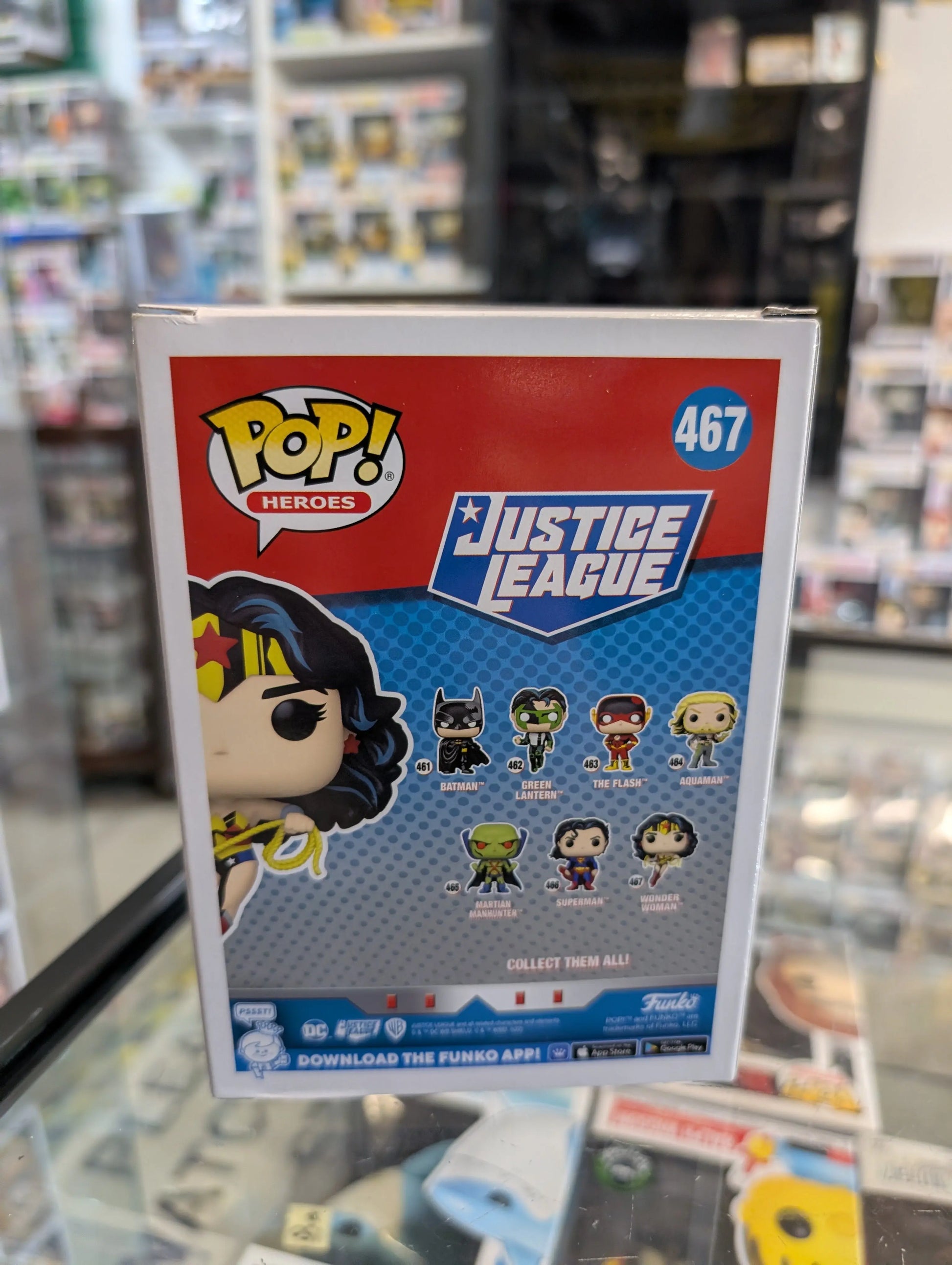 Funko Pop!  DC Universe - Wonder Woman  #467 FRENLY BRICKS - Open 7 Days