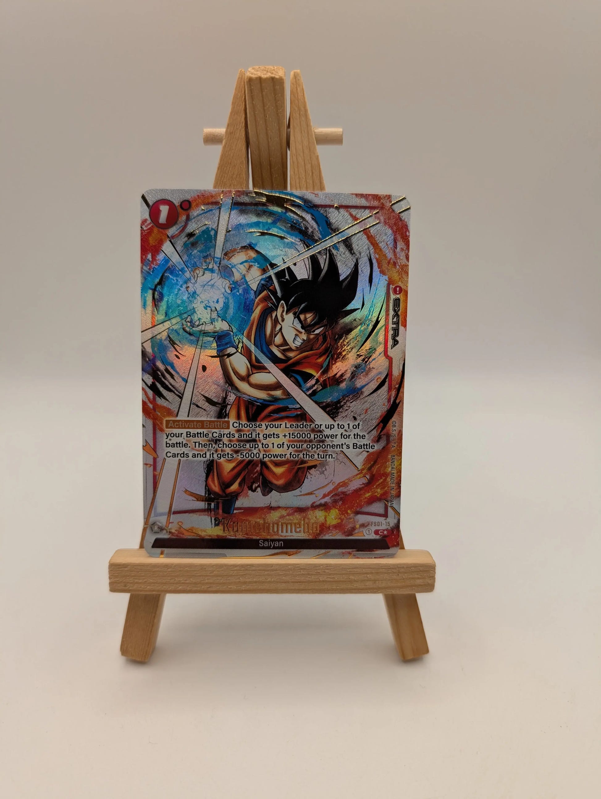 Kamehameha (Alt Art) FS01-15 C Blazing Aura - Dragon Ball Fusion World NM FRENLY BRICKS - Open 7 Days image 1