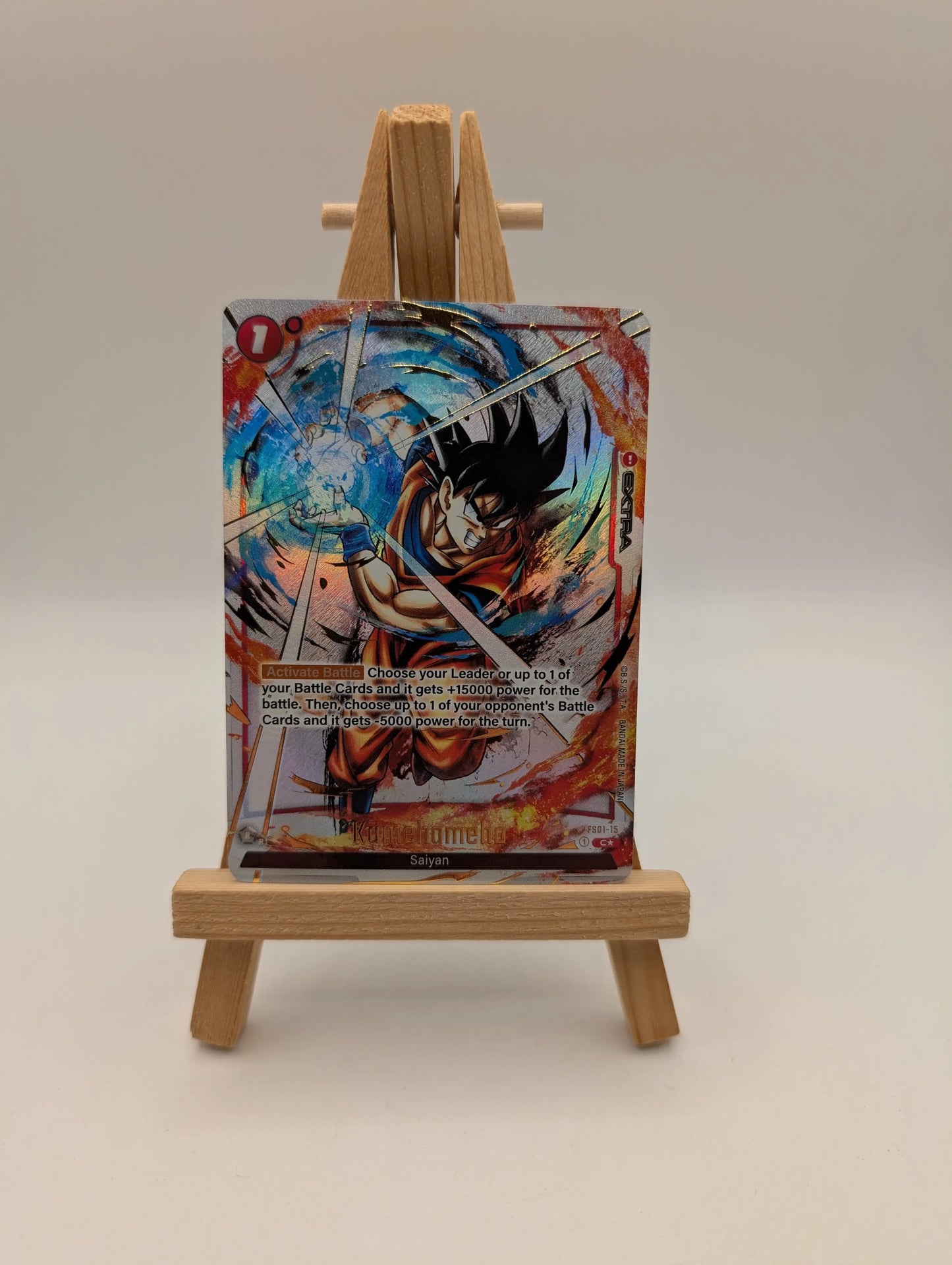 Kamehameha (Alt Art) FS01-15 C Blazing Aura - Dragon Ball Fusion World NM FRENLY BRICKS - Open 7 Days