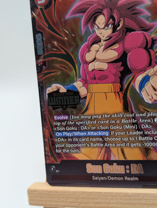 Son Goku : DA - FP-050 (Release Event Winner) - Fusion World Promotion Cards and Packs (DBSFW_PR) FRENLY BRICKS - Open 7 Days