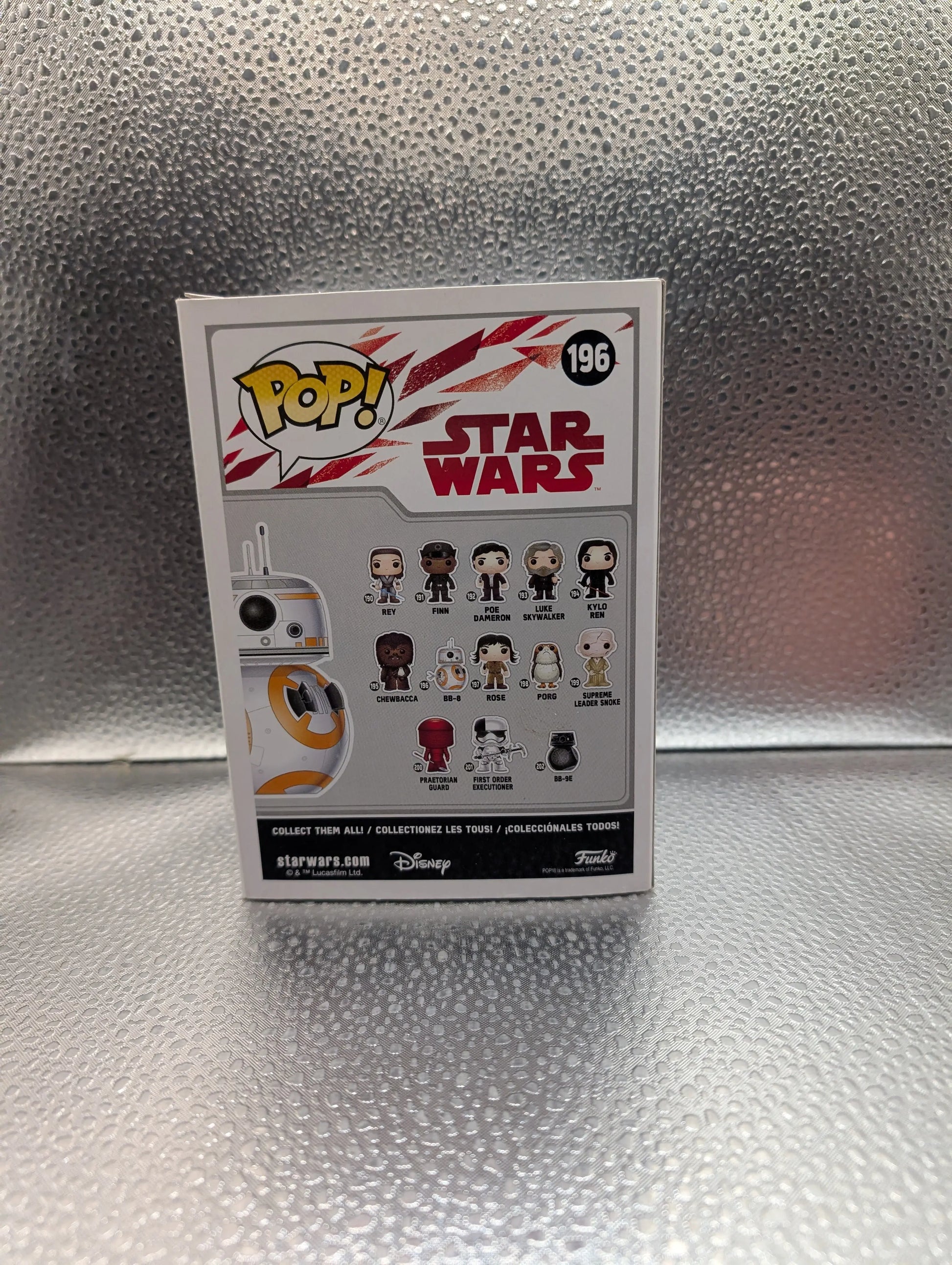 FUNKO Pop Vinyl Bb-8 Star Wars #196 FRENLY BRICKS - Open 7 Days