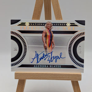 2024 National Treasures WWE Treasures of WWE Auto Holo Alundra Blayze /75 FRENLY BRICKS - Open 7 Days