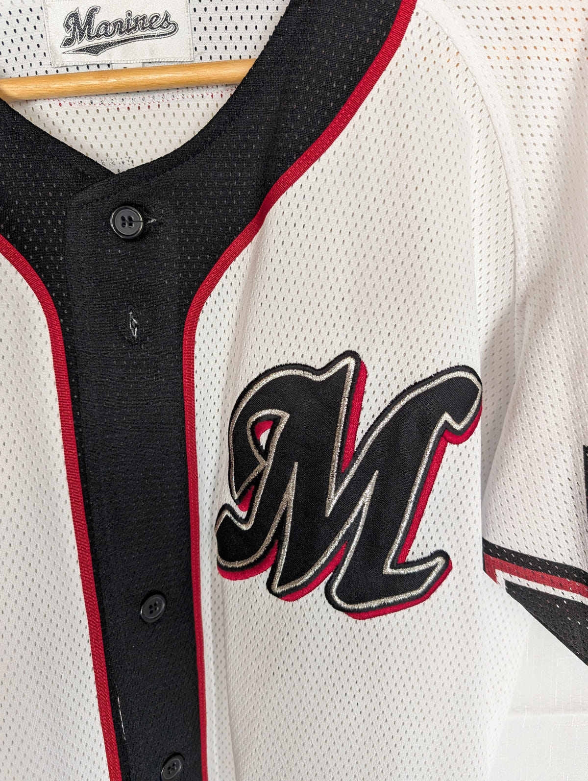 Nippon Baseball Chiba Lottes Marines "Owaku #253 Alternate White/Red Large Jersey, photo 3 image 3