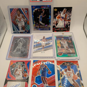 New York Knicks NBA Basketball Card Lot, Rookies, Patch, Auto, Graded, RJ Barret FRENLY BRICKS - Open 7 Days