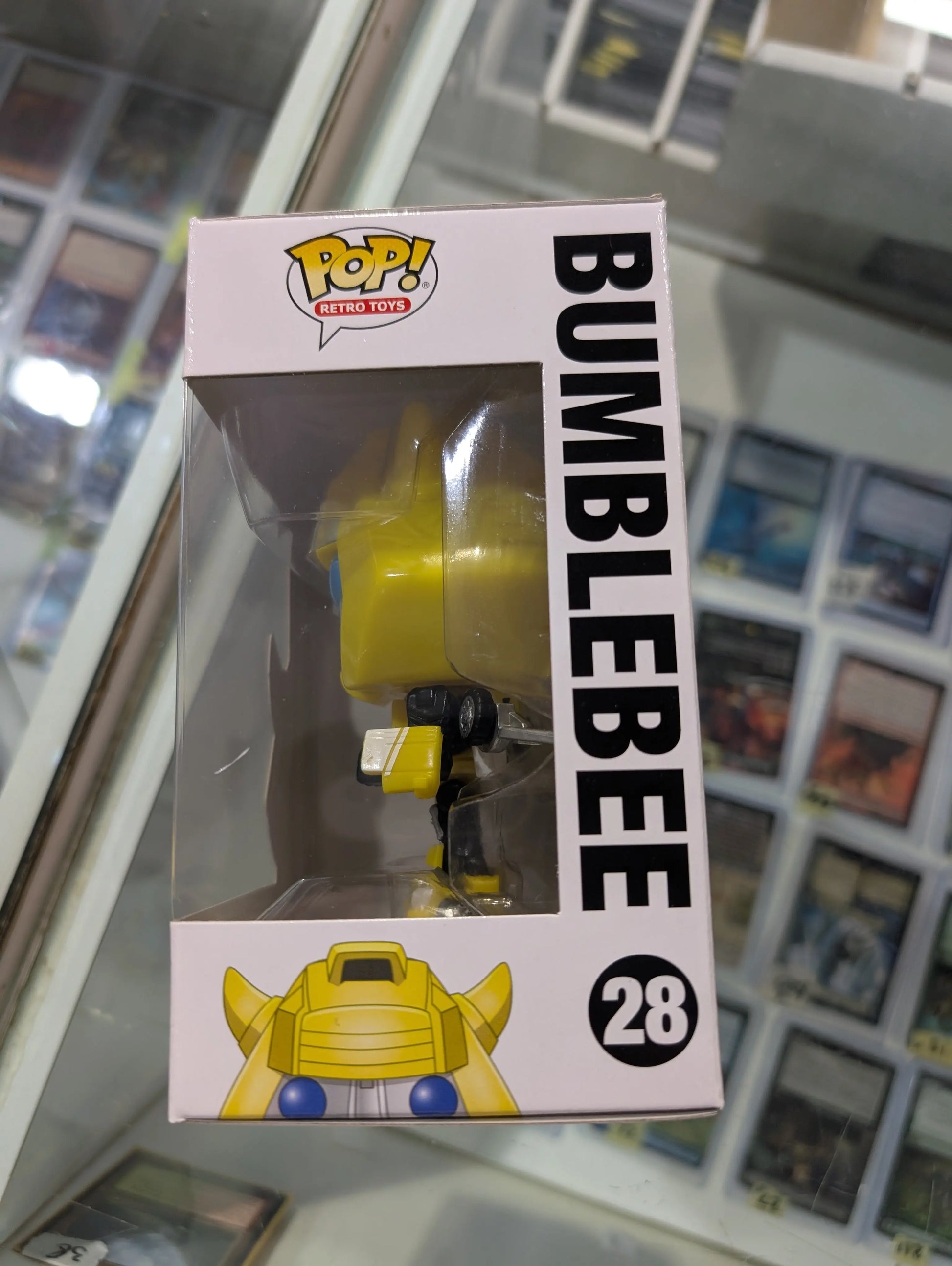 FUNKO POP VINYL RETRO TOYS TRANSFORMERS BUMBLEBEE WITH WINGS #28 EXCLUSIVE FRENLY BRICKS - Open 7 Days