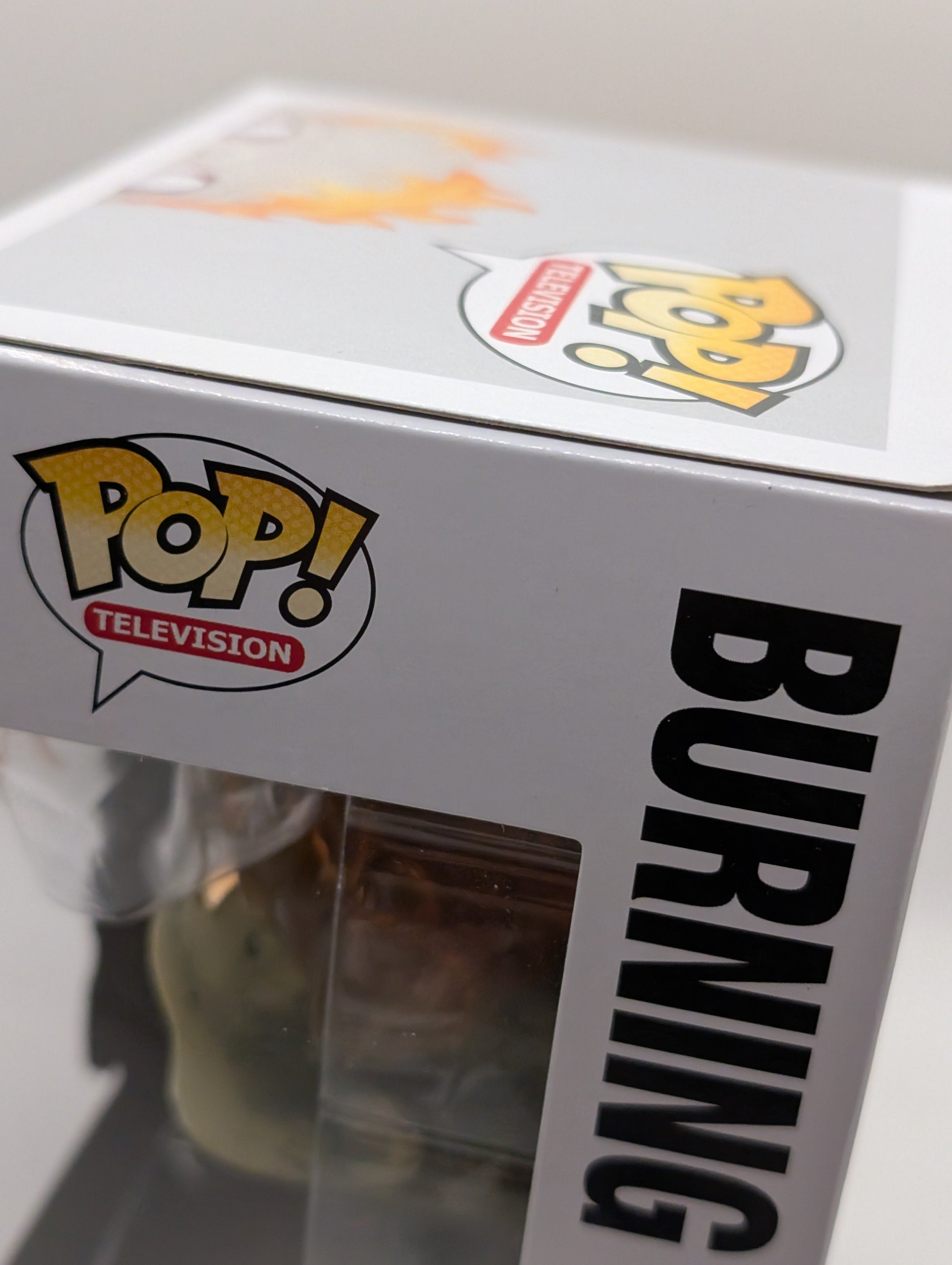 Funko Pop The Walking Dead - Burning Walker #354 Signed COA Greg Nicotero FRENLY BRICKS - Open 7 Days