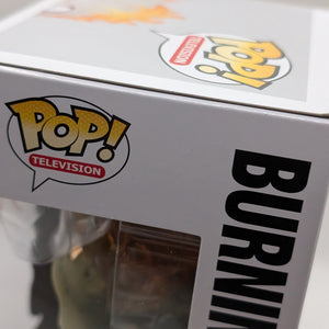 Funko Pop The Walking Dead - Burning Walker #354 Signed COA Greg Nicotero FRENLY BRICKS - Open 7 Days