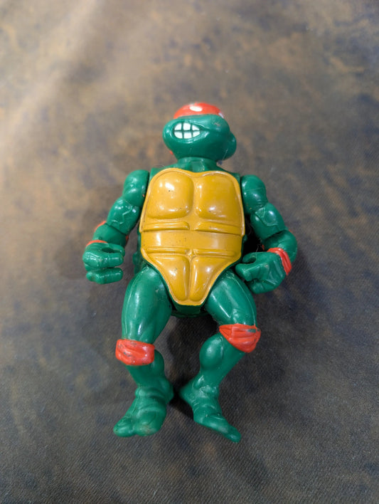 Vintage 1988 TMNT Ninja Turtles 5” Action Figure Hard Head Michaelangelo Loose fig FRENLY BRICKS - Open 7 Days
