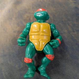 Vintage 1988 TMNT Ninja Turtles 5” Action Figure Hard Head Michaelangelo Loose fig FRENLY BRICKS - Open 7 Days