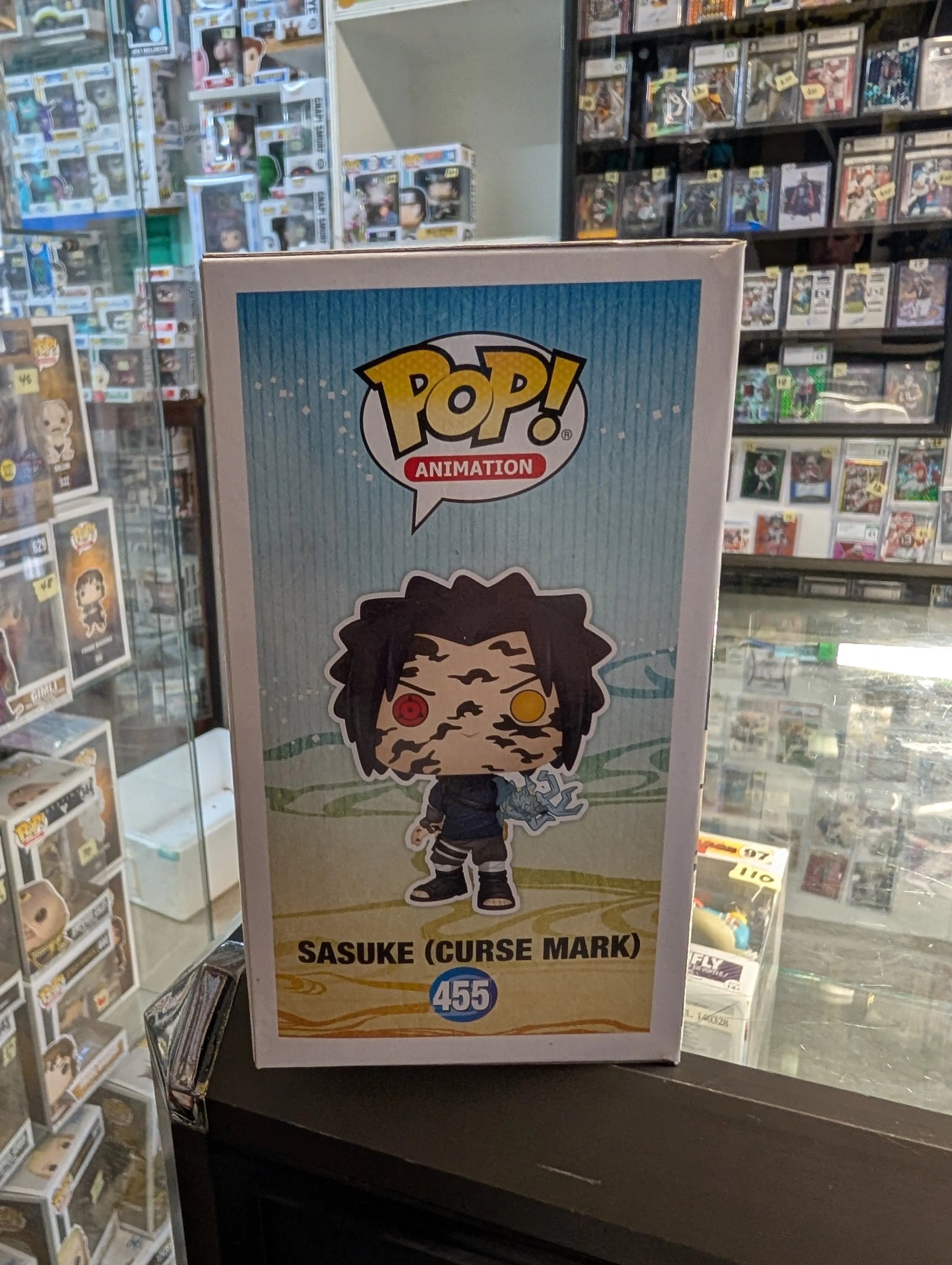 Sasuke Funko Pop 455 Curse Mark Naruto Exclusive Vaulted FRENLY BRICKS - Open 7 Days