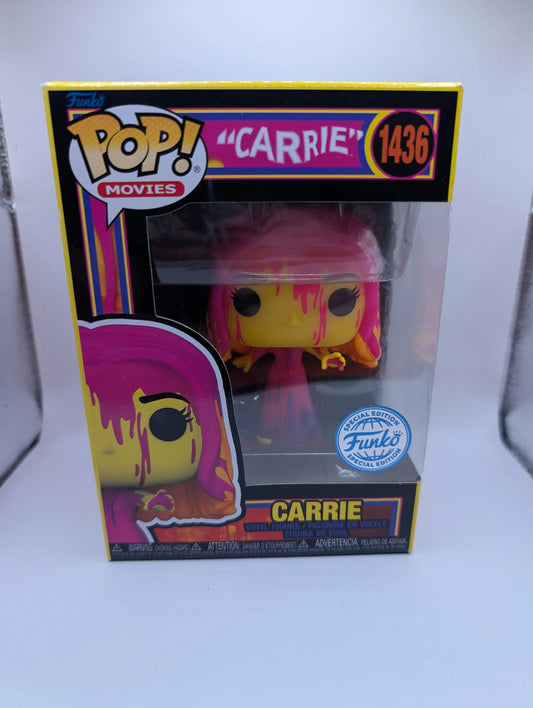 Funko Pop Movies #1436 - Carrie Exclusive - Bloody - Black Light FRENLY BRICKS - Open 7 Days