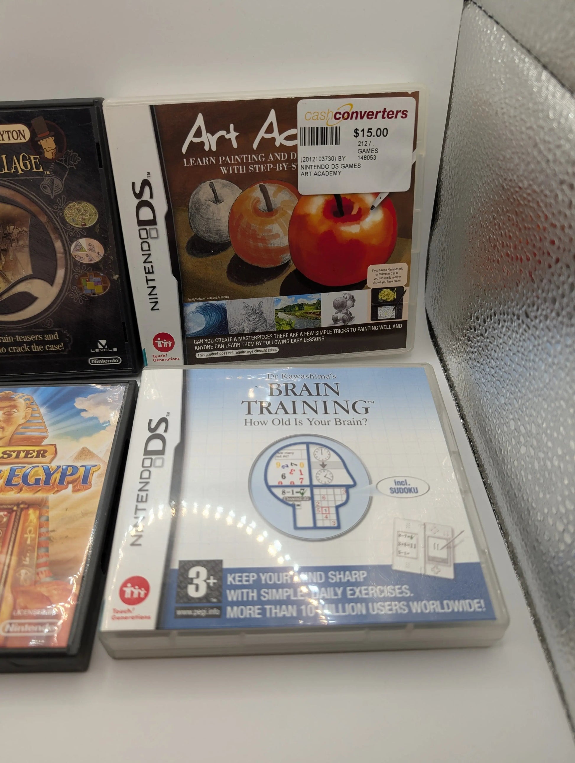 Nintendo DS Lot Bundle 4x Games Brain Teasers, Puzzles, Art, Working, Tested FRENLY BRICKS - Open 7 Days