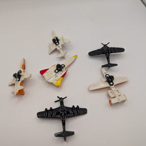 Vintage 1988 Matchbox Ring Raiders Skull Squadron Micro Machine Toy Airplanes LOT FRENLY BRICKS - Open 7 Days