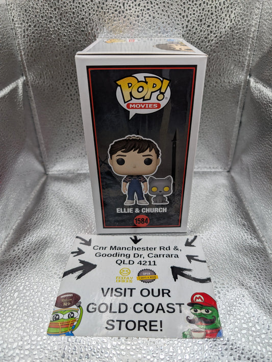 Funko Pop! & Buddy: Pet Sematary - Ellie Creed & Church - Pet Sematary 1584 FRENLY BRICKS - Open 7 Days