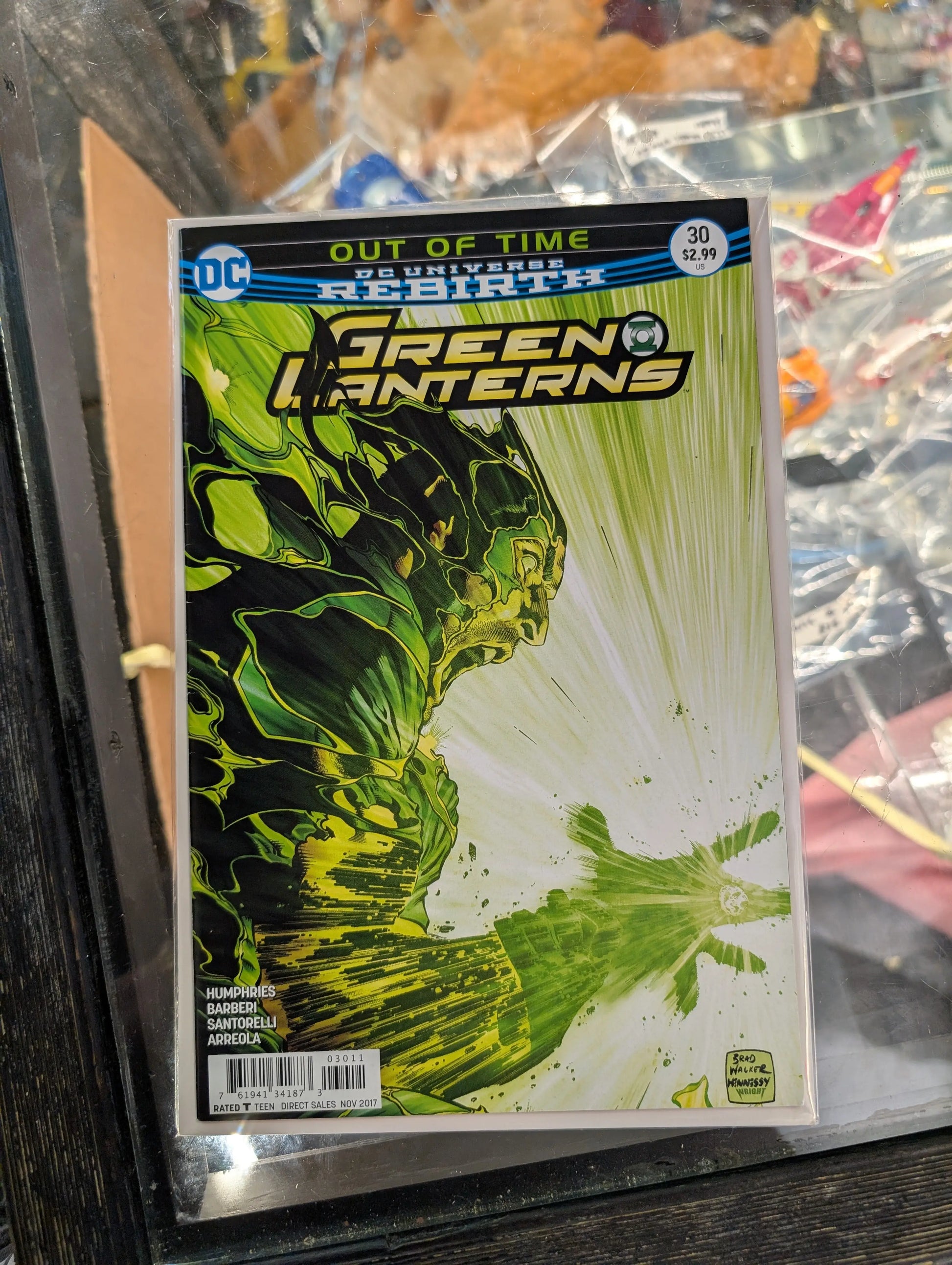 Green Lanterns #30 DC Rebirth 2017 Walker Variant FRENLY BRICKS - Open 7 Days