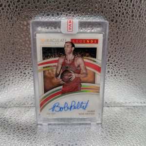 2021-22 Panini Immaculate Bob Pettit  Legends Signatures Auto /49 FRENLY BRICKS - Open 7 Days