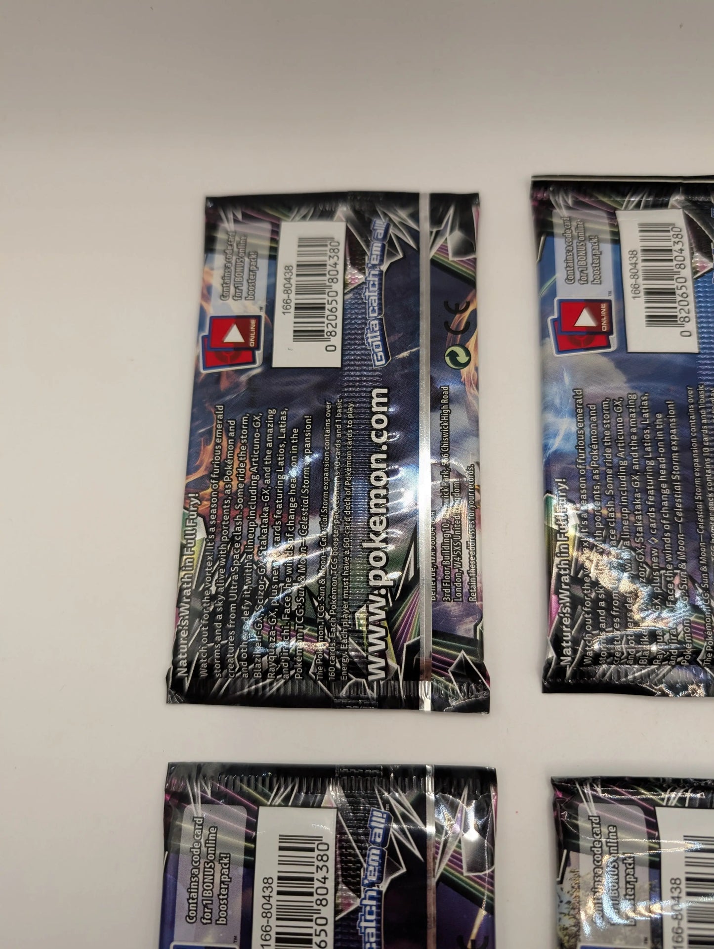 4 x Pokemon Celestial Storm Booster Packs (Art Set) FRENLY BRICKS - Open 7 Days