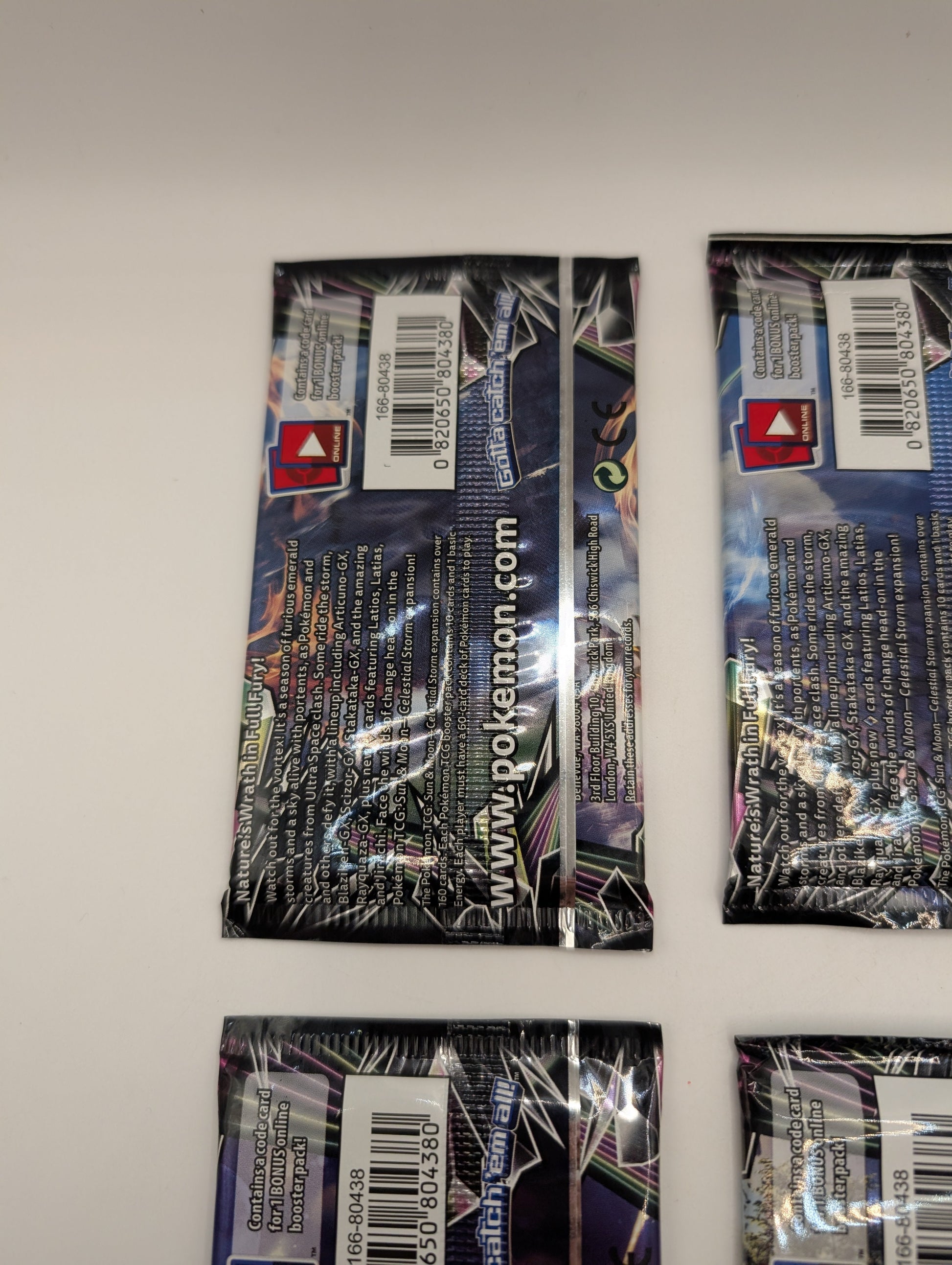 4 x Pokemon Celestial Storm Booster Packs (Art Set) FRENLY BRICKS - Open 7 Days