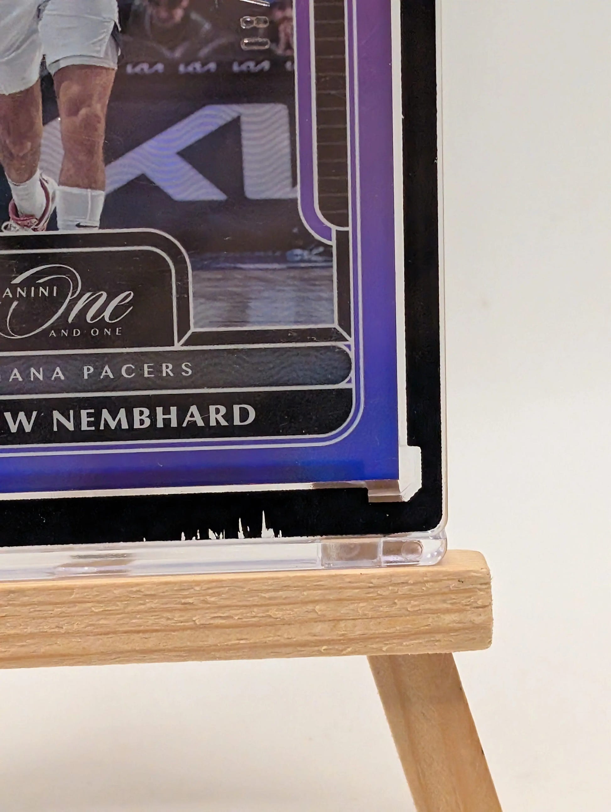 Andrew Nembhard 2022-23 Panini One And One /25 Purple RC Pacers #134 FRENLY BRICKS - Open 7 Days image 7