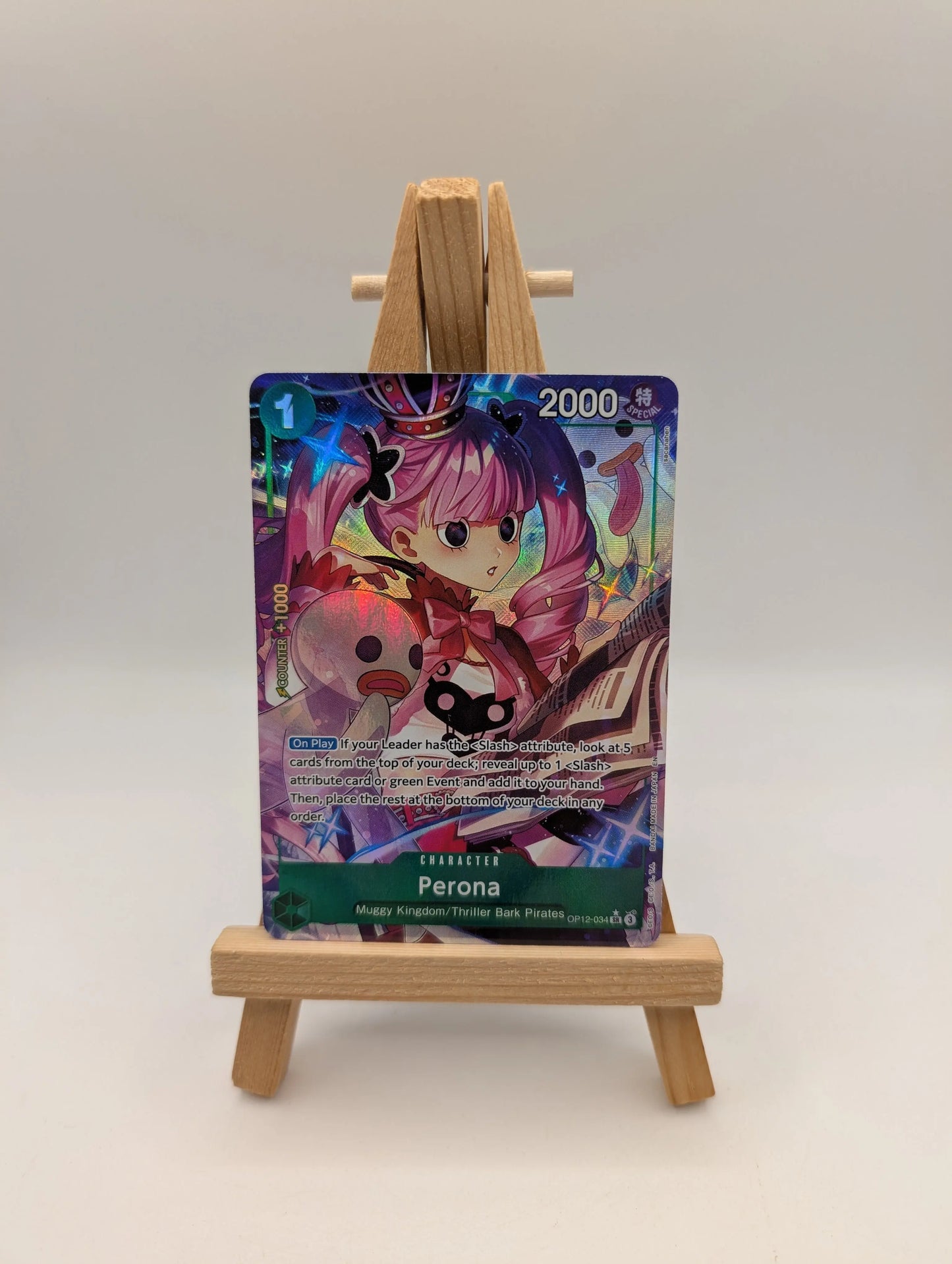 Perona OP12-034 SR [Alt Art] - Legacy of The Master - English NM/M One Piece CCG FRENLY BRICKS - Open 7 Days