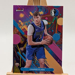2025-26 Topps Finest COOPER FLAGG Common Rookie Oil Spill #1 FRENLY BRICKS - Open 7 Days