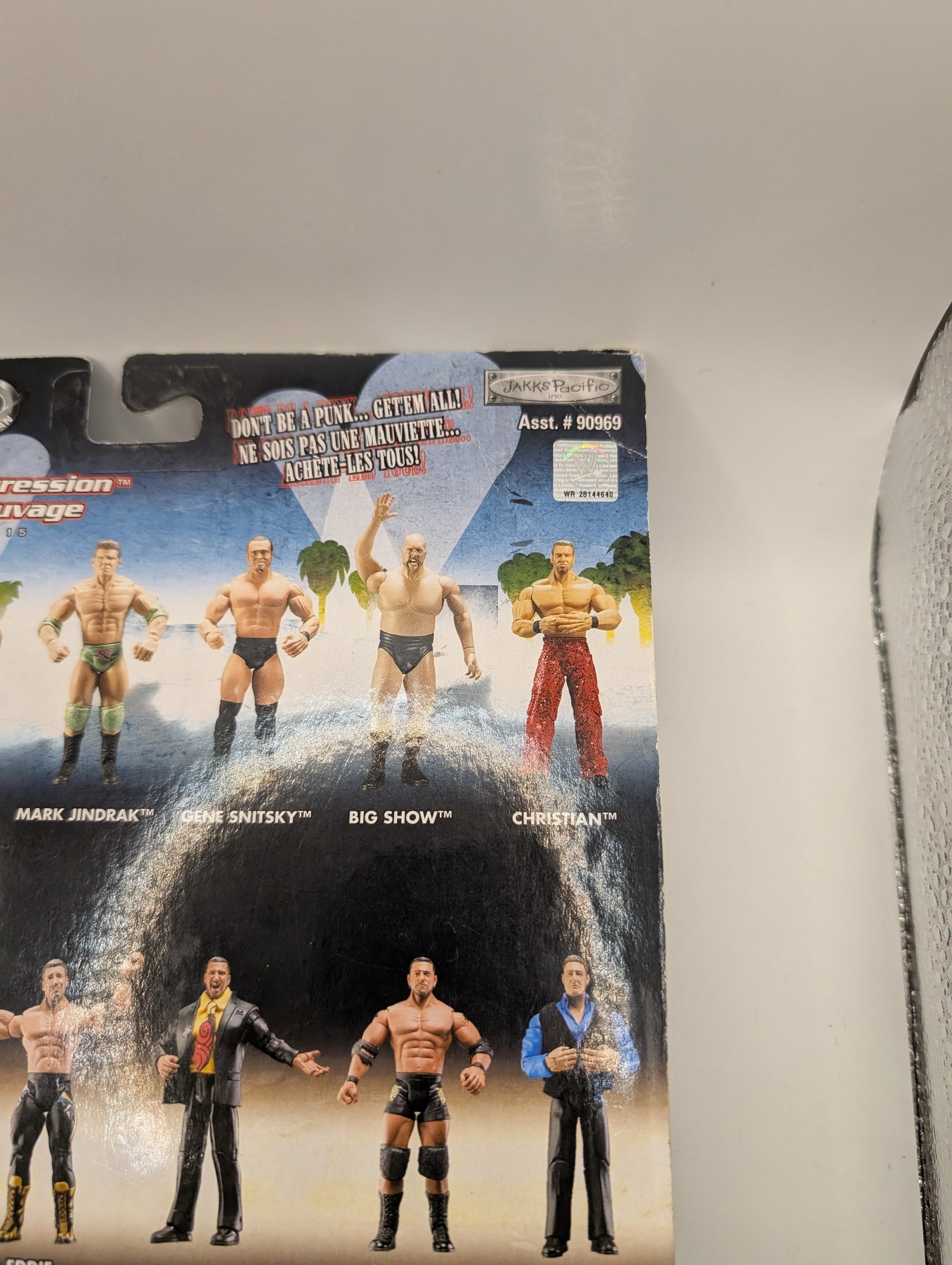 WWE WrestleMania 21 Stone Cold Steve Austin Action Figure 2005 New SIGNED AUTO FRENLY BRICKS - Open 7 Days