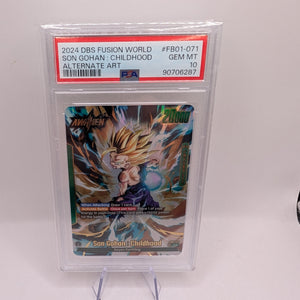 Son Gohan Childhood FB01-071 Alternate Art Awakened Pulse PSA 10 FRENLY BRICKS - Open 7 Days