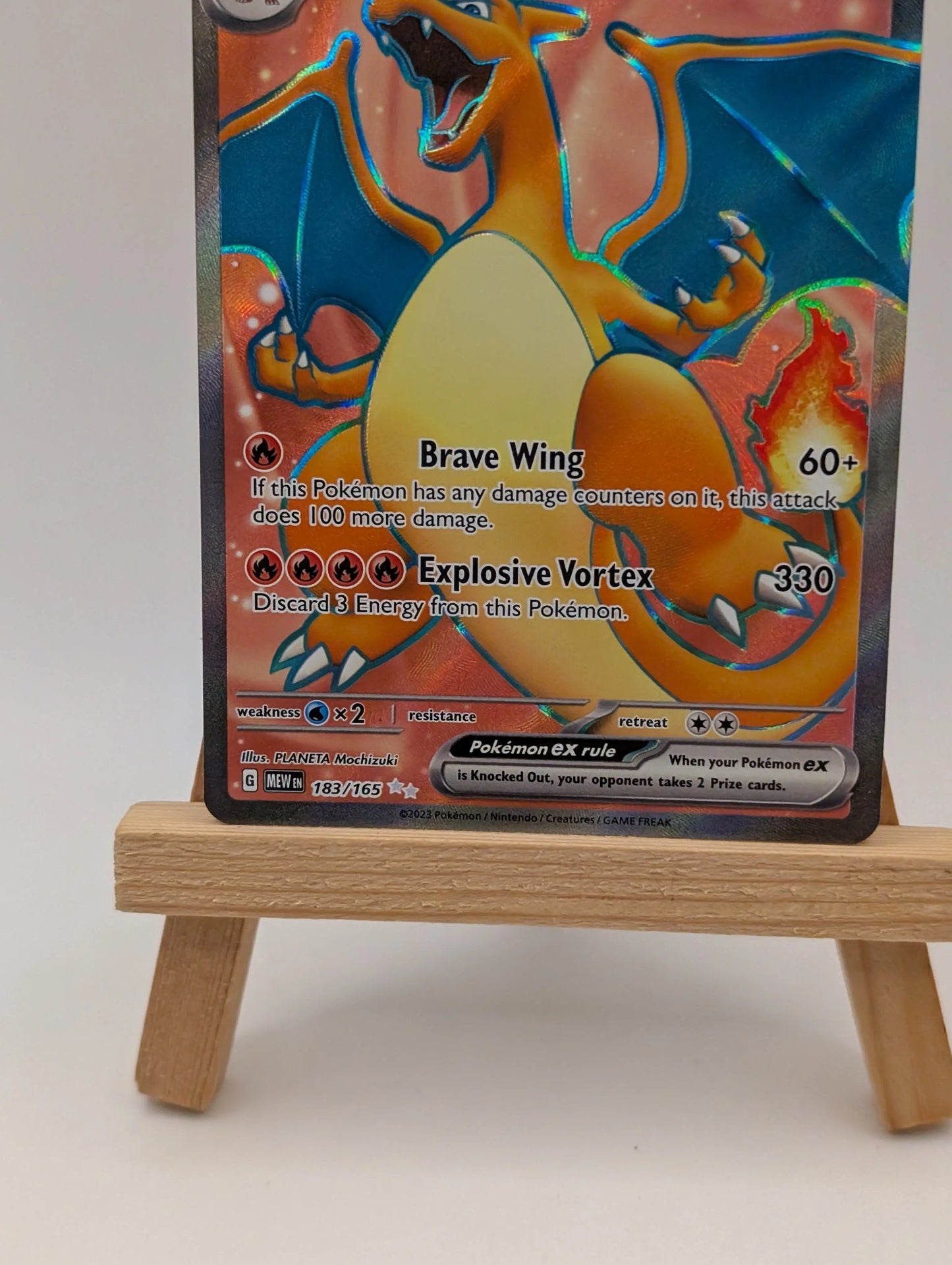 Pokémon TCG Charizard ex Scarlet & Violet-151 183/165 Holo Ultra Rare FRENLY BRICKS - Open 7 Days