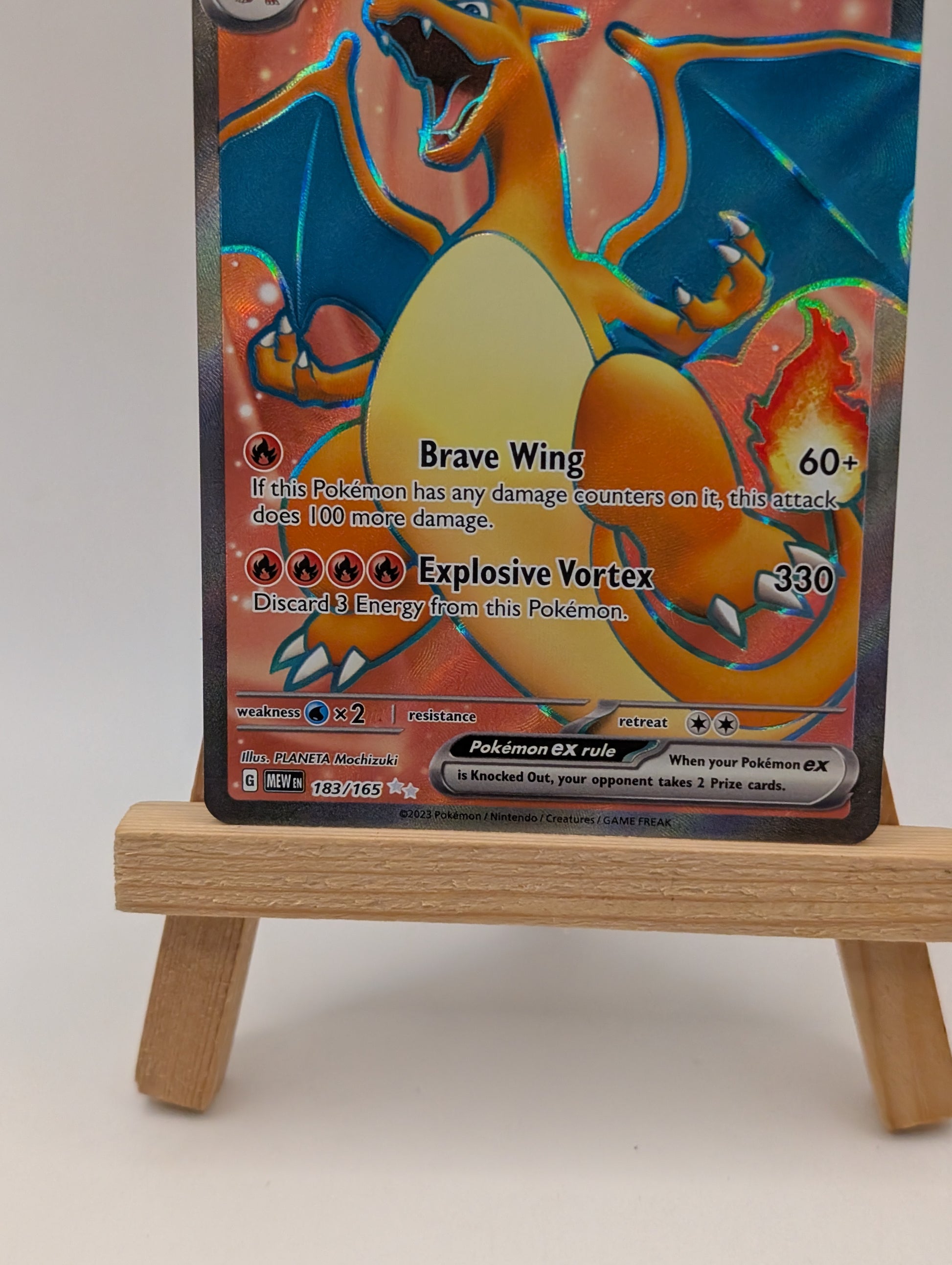 Pokémon TCG Charizard ex Scarlet & Violet-151 183/165 Holo Ultra Rare