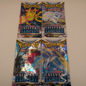 4x Pokemon Silver Tempest Booster Packs | Art Set | Sword & Shield | Brand New FRENLY BRICKS - Open 7 Days