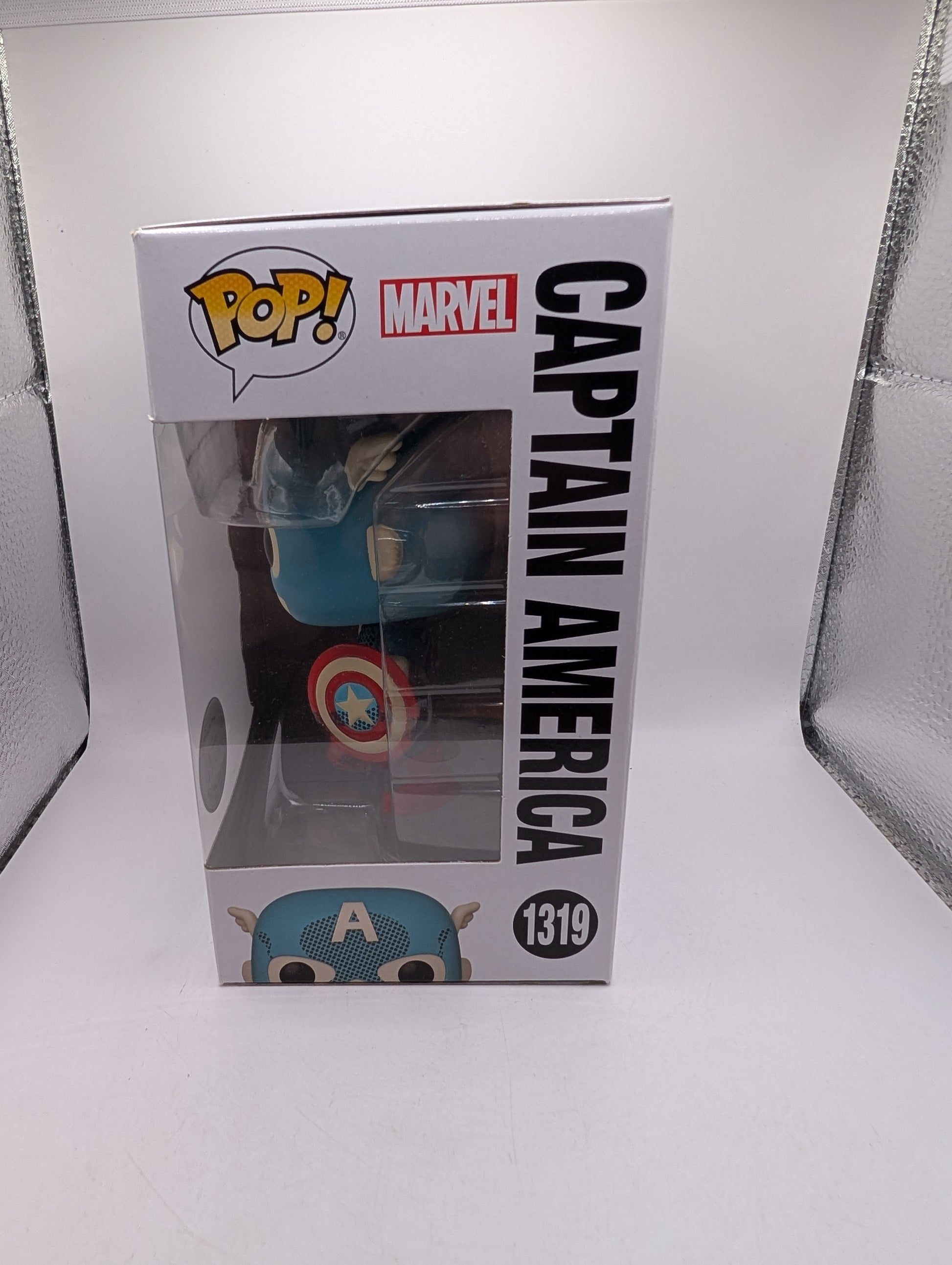 Marvel 1319 Captain America Pop Vinyl Special Edition FRENLY BRICKS - Open 7 Days