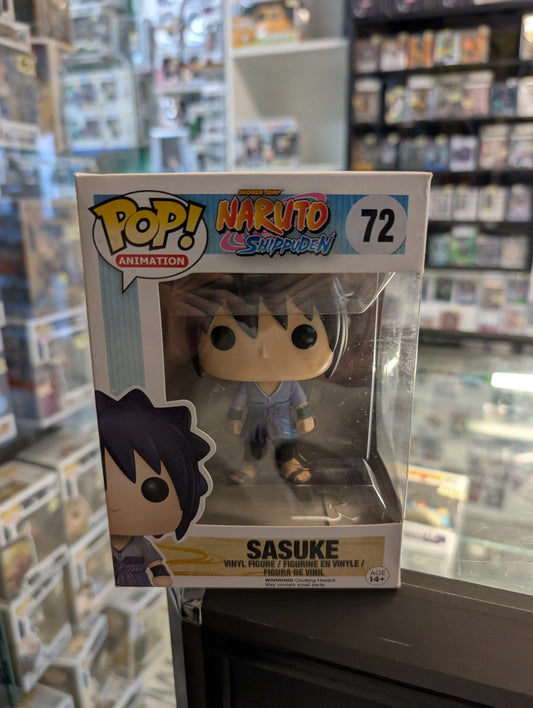 Animation Funko Pop - Sasuke - Naruto - No. 72 FRENLY BRICKS - Open 7 Days