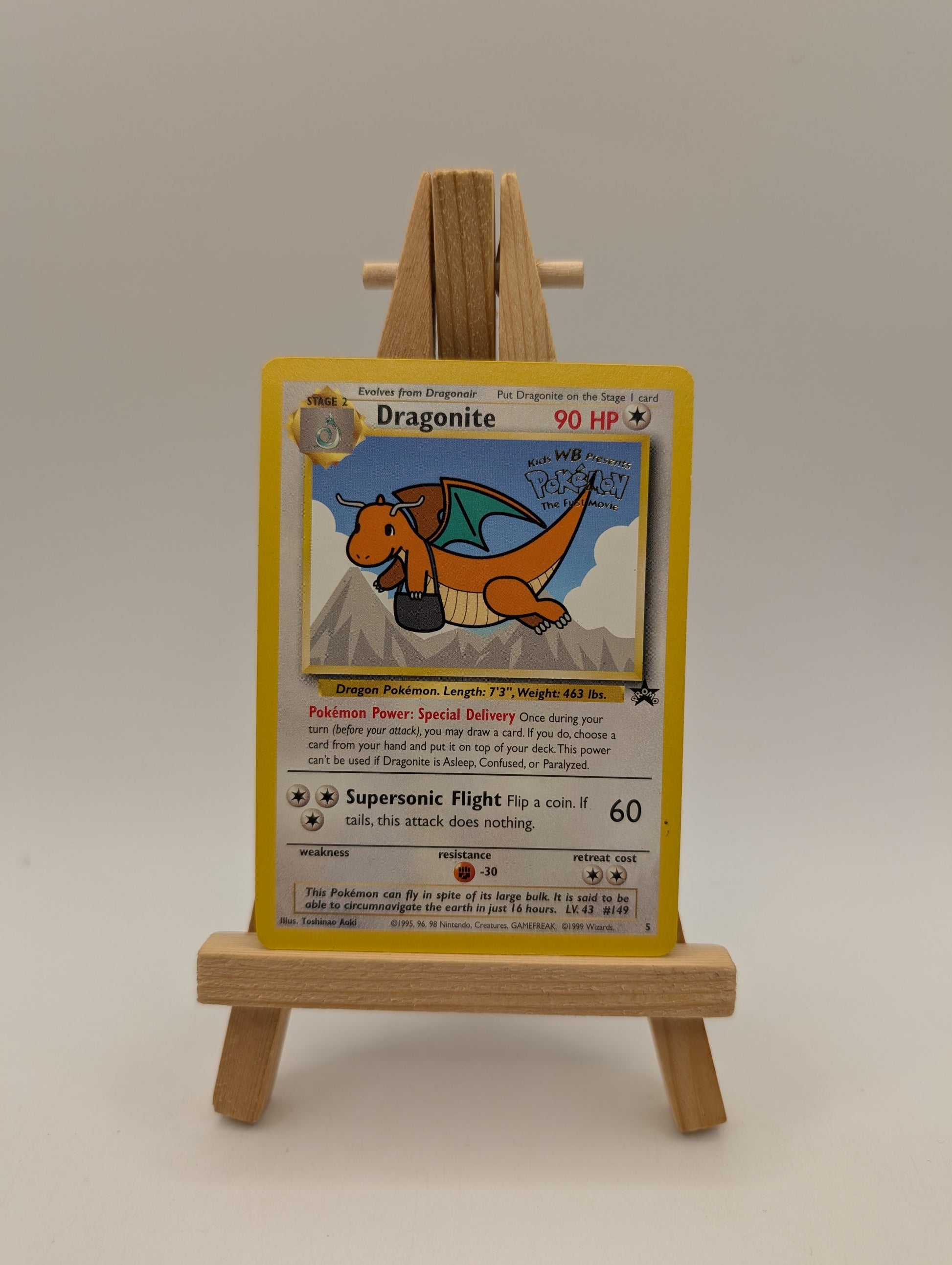 Pokemon TCG · Dragonite 5 · WB Movie · Black Star Promo · Vintage WOTC (1999) FRENLY BRICKS - Open 7 Days