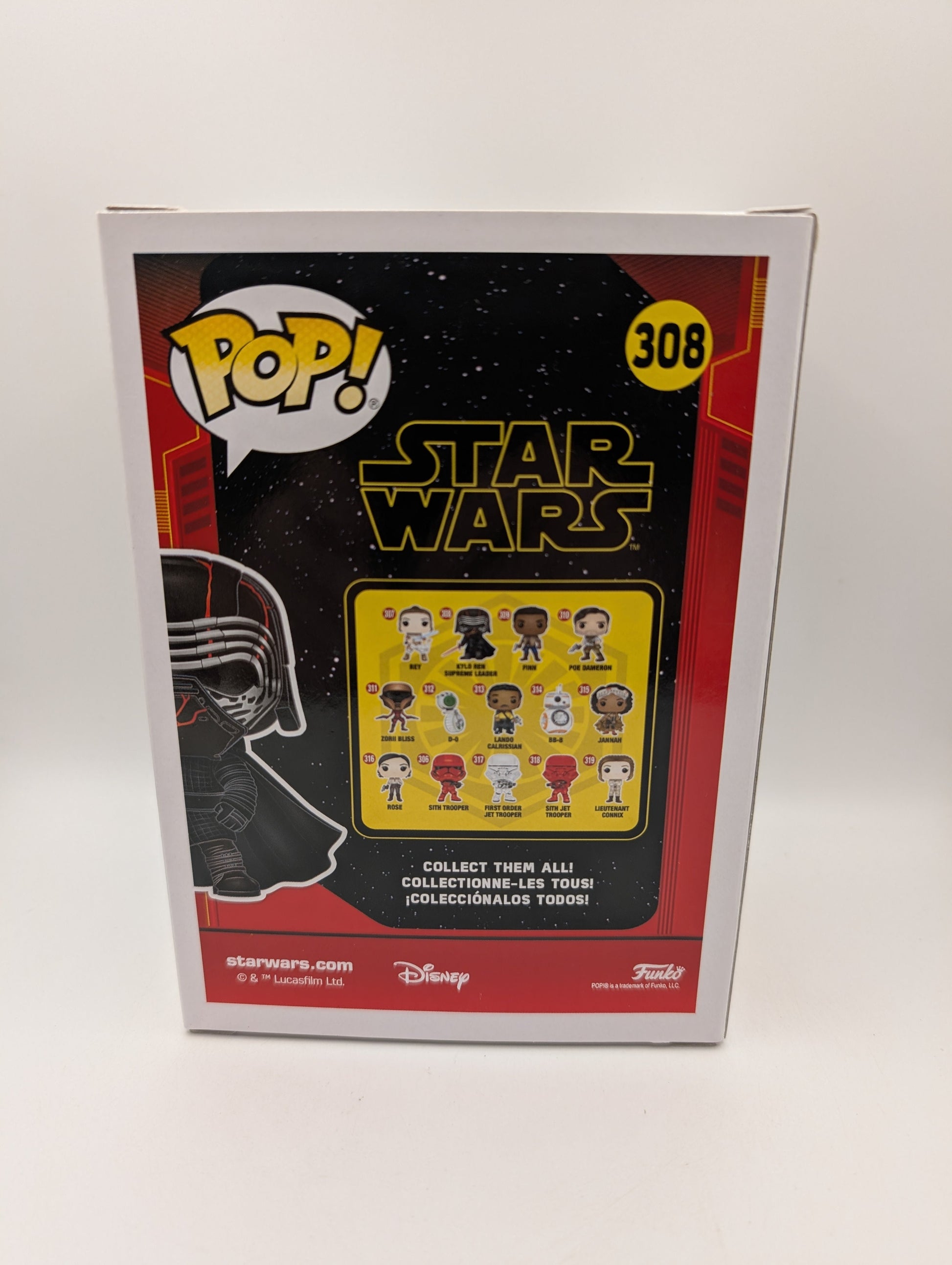 Star Wars - Supreme Leader Kylo Ren #308 Funko Pop Vinyl Figure 2019 FRENLY BRICKS - Open 7 Days