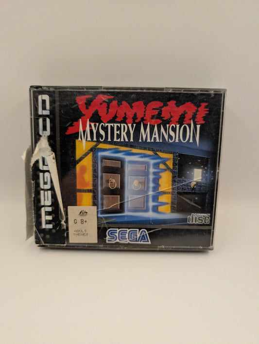 Yumemi Mystery Mansion (Sega Mega-CD, 1994 PAL) photos suggest condition FRENLY BRICKS - Open 7 Days