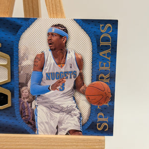 Allen Iverson 2007-08 Sp Rookie Threads Game Used Dual Jersey Nuggets Card
