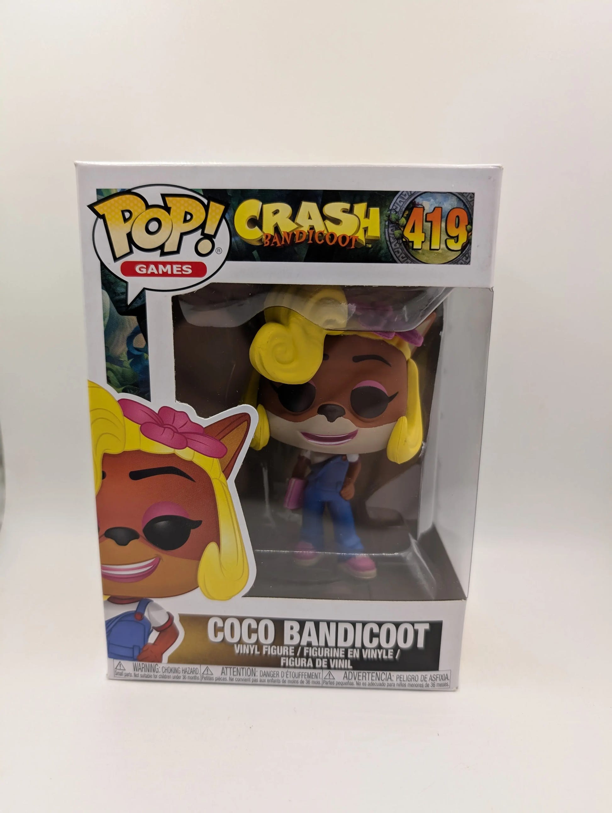 Coco Bandicoot Funko Pop Vinyl Figure Crash Bandicoot #419 FRENLY BRICKS - Open 7 Days image 1